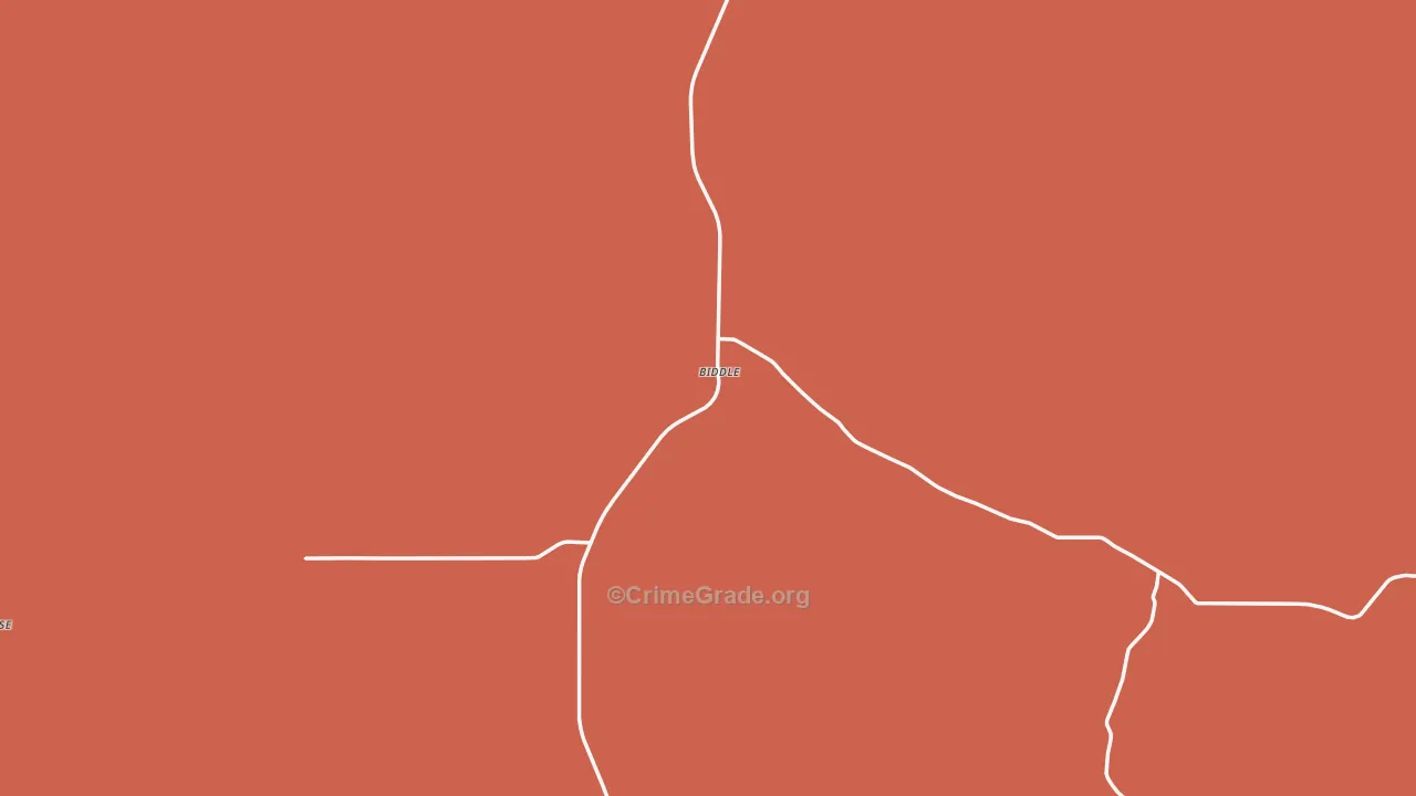 59314, MT Map of Drug-Related Crime Rates