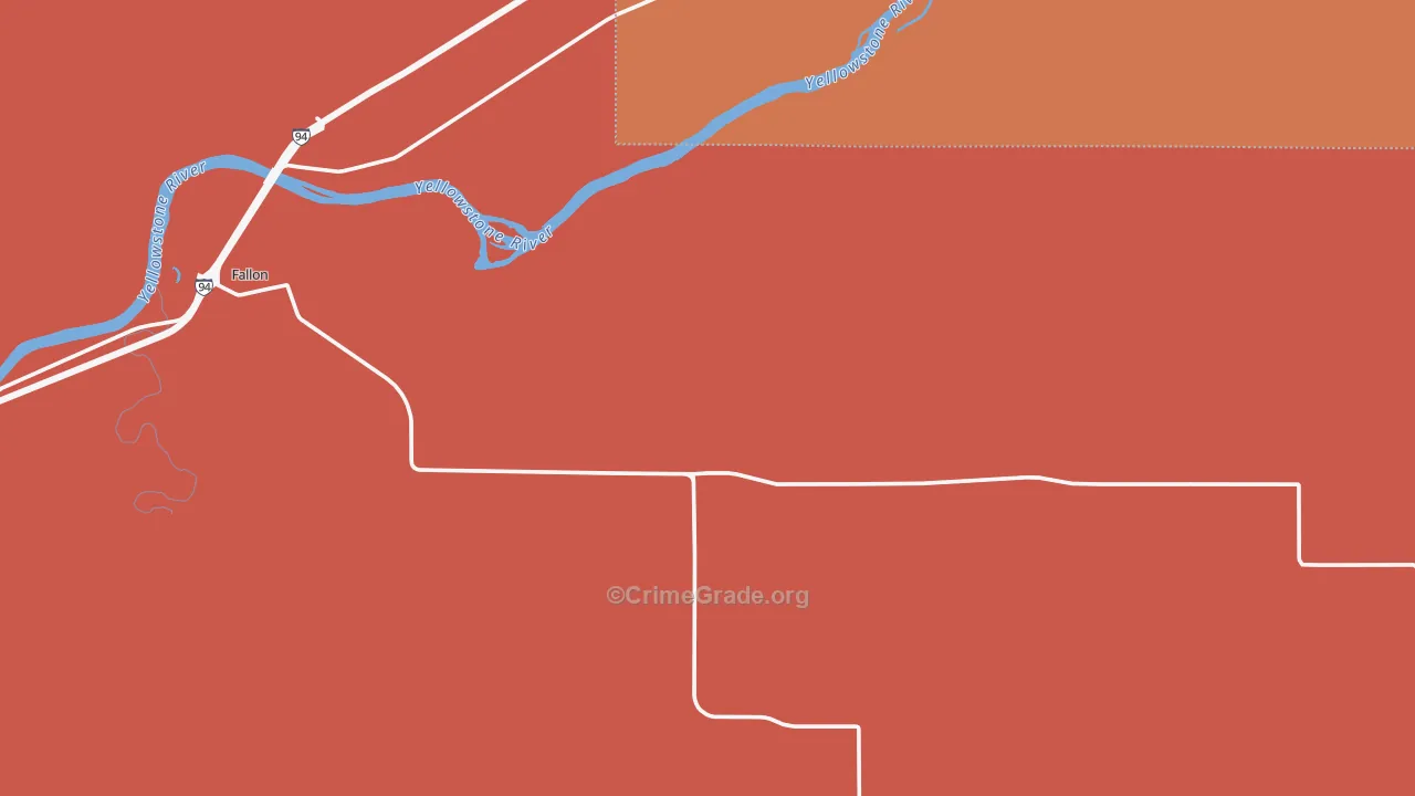 59326, MT Map of Drug-Related Crime Rates