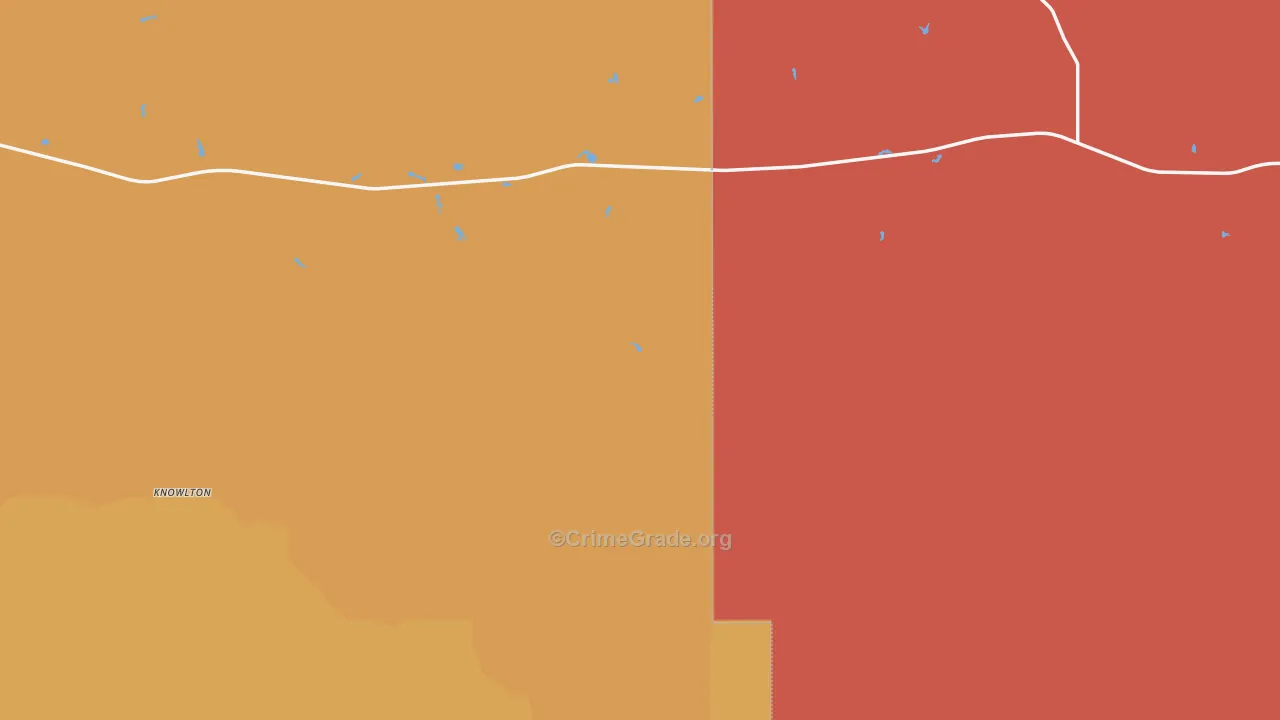 59336, MT Map of Drug-Related Crime Rates