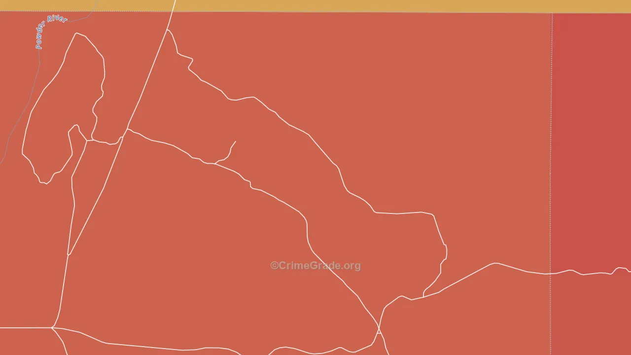 59345, MT Map of Drug-Related Crime Rates