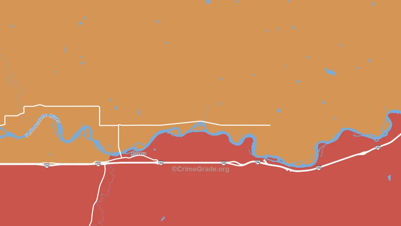 59347, MT Map of Drug-Related Crime Rates