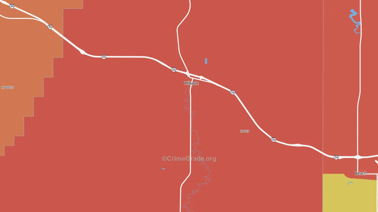 59353, MT Map of Drug-Related Crime Rates