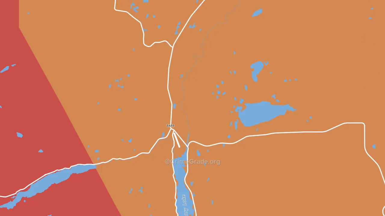 59411, MT Map of Drug-Related Crime Rates