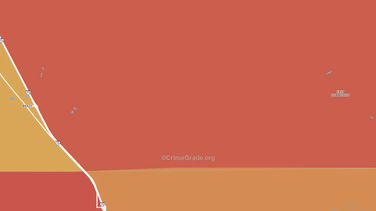 59416, MT Map of Drug-Related Crime Rates