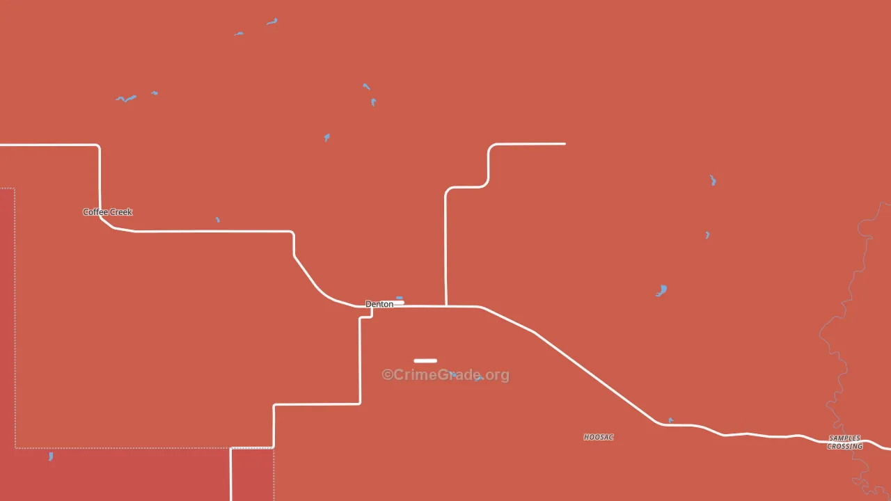59430, MT Map of Drug-Related Crime Rates