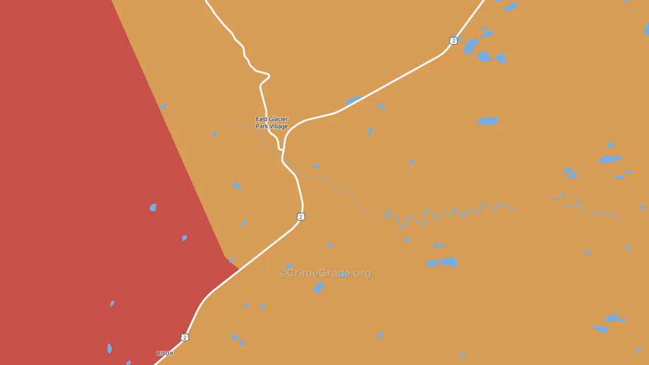 59434, MT Map of Drug-Related Crime Rates