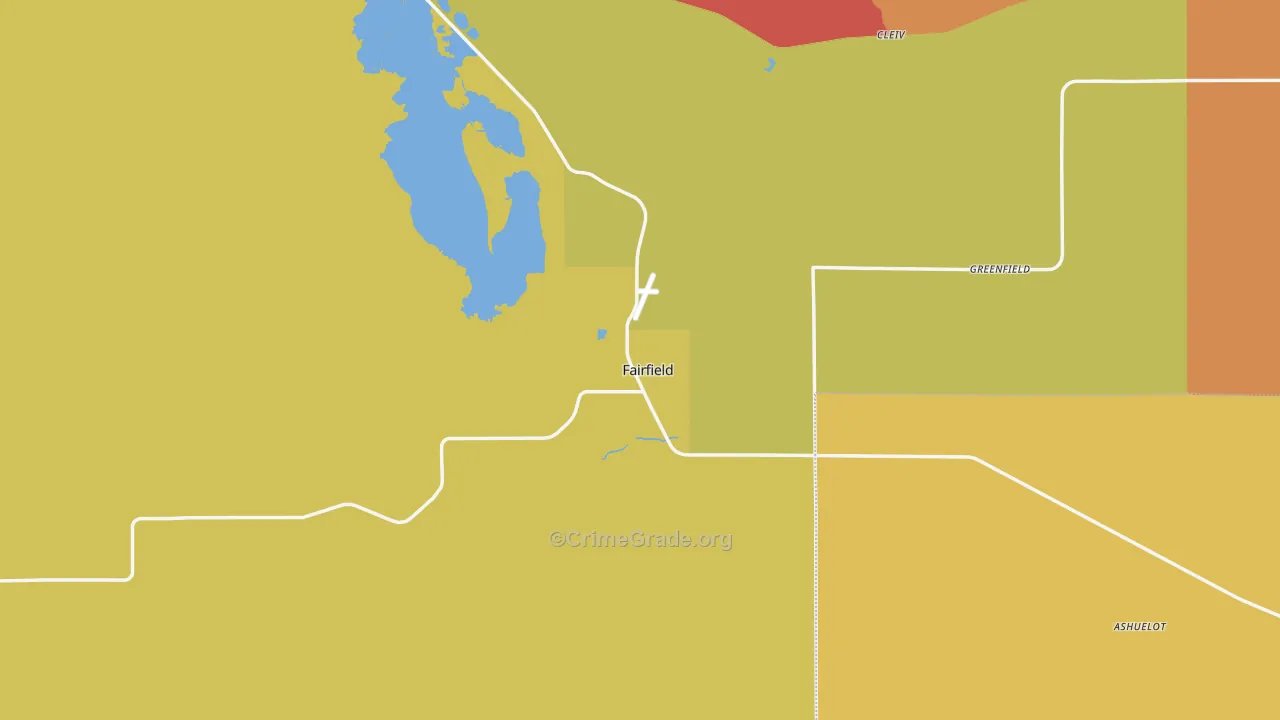59436, MT Map of Drug-Related Crime Rates