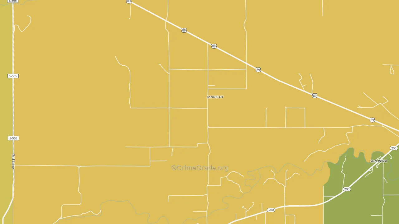 59443, MT Map of Drug-Related Crime Rates