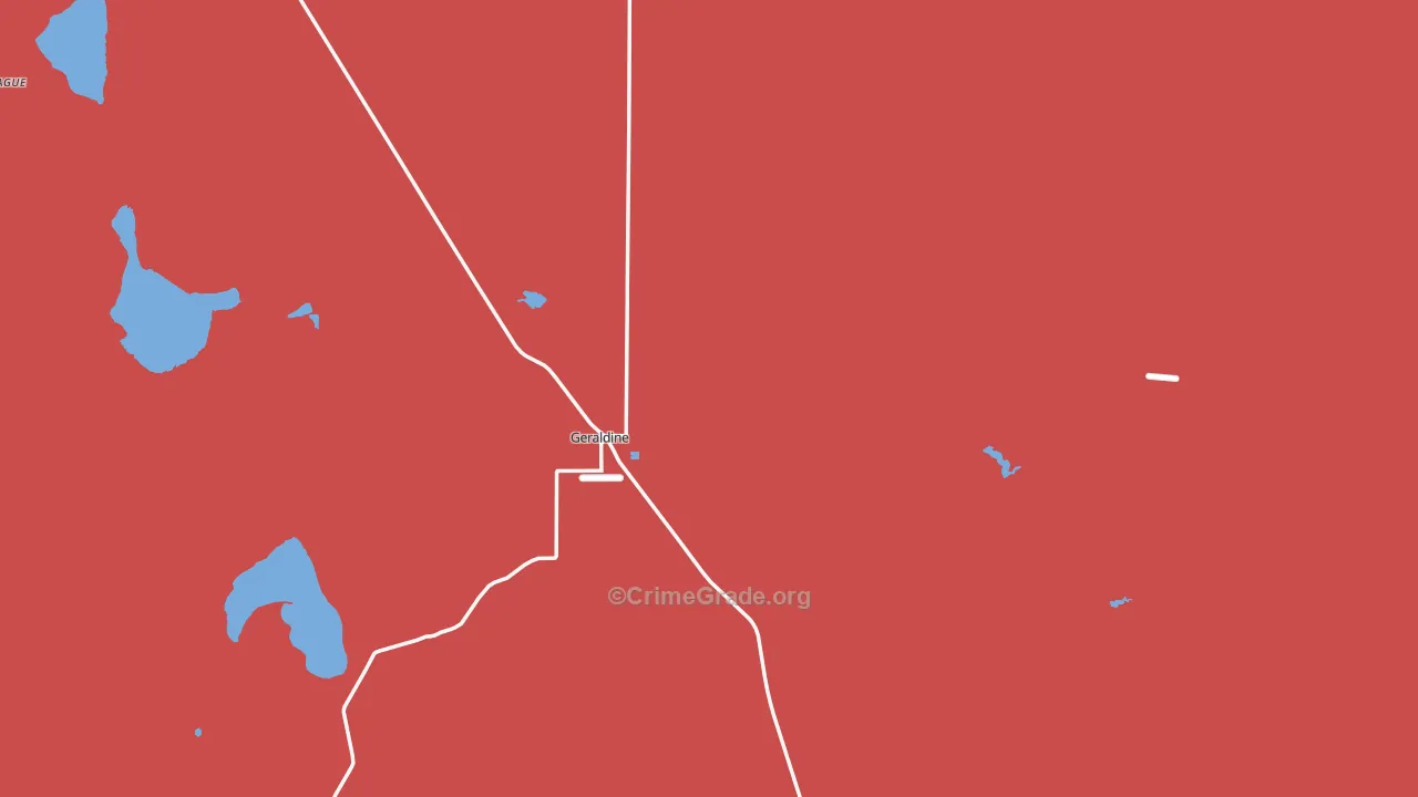 59446, MT Map of Drug-Related Crime Rates