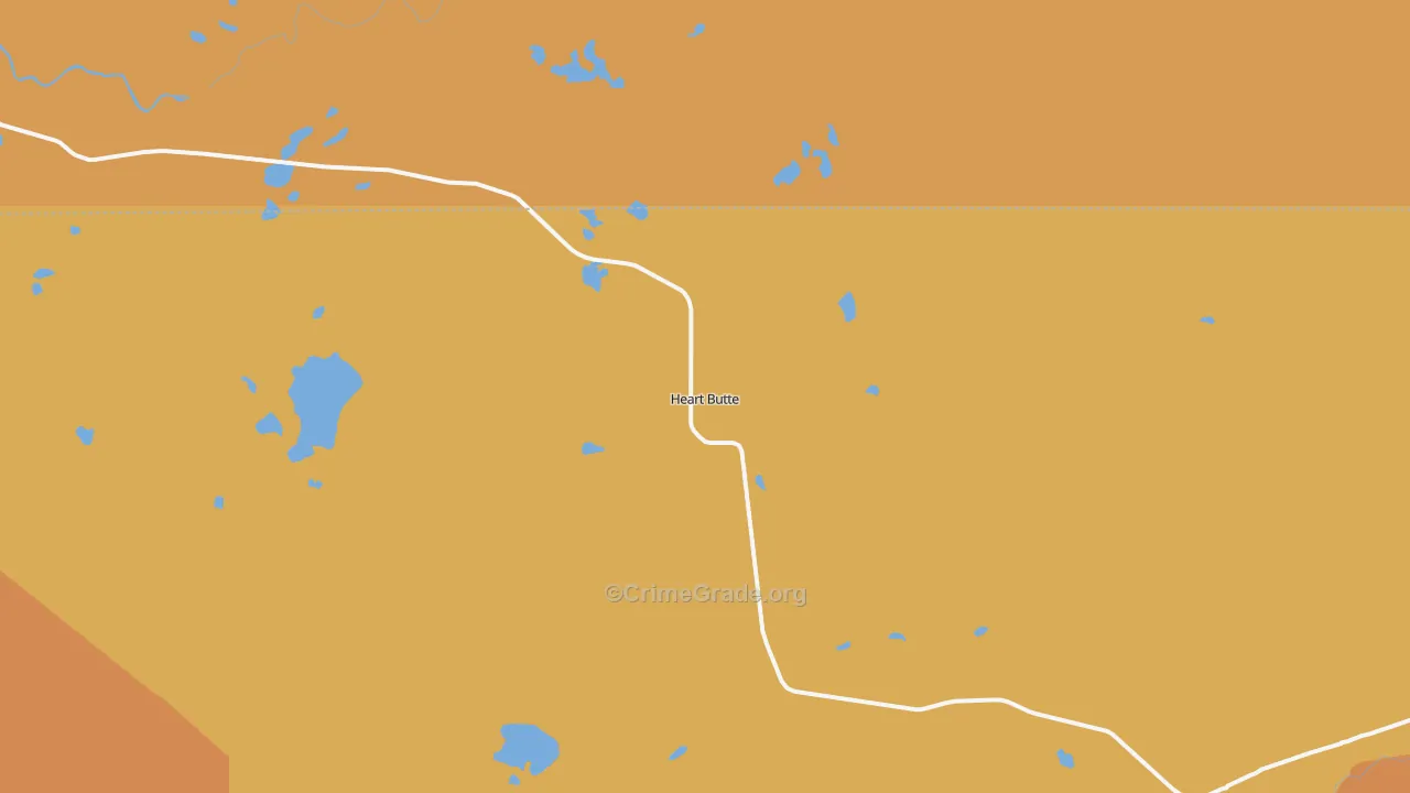 59448, MT Map of Drug-Related Crime Rates