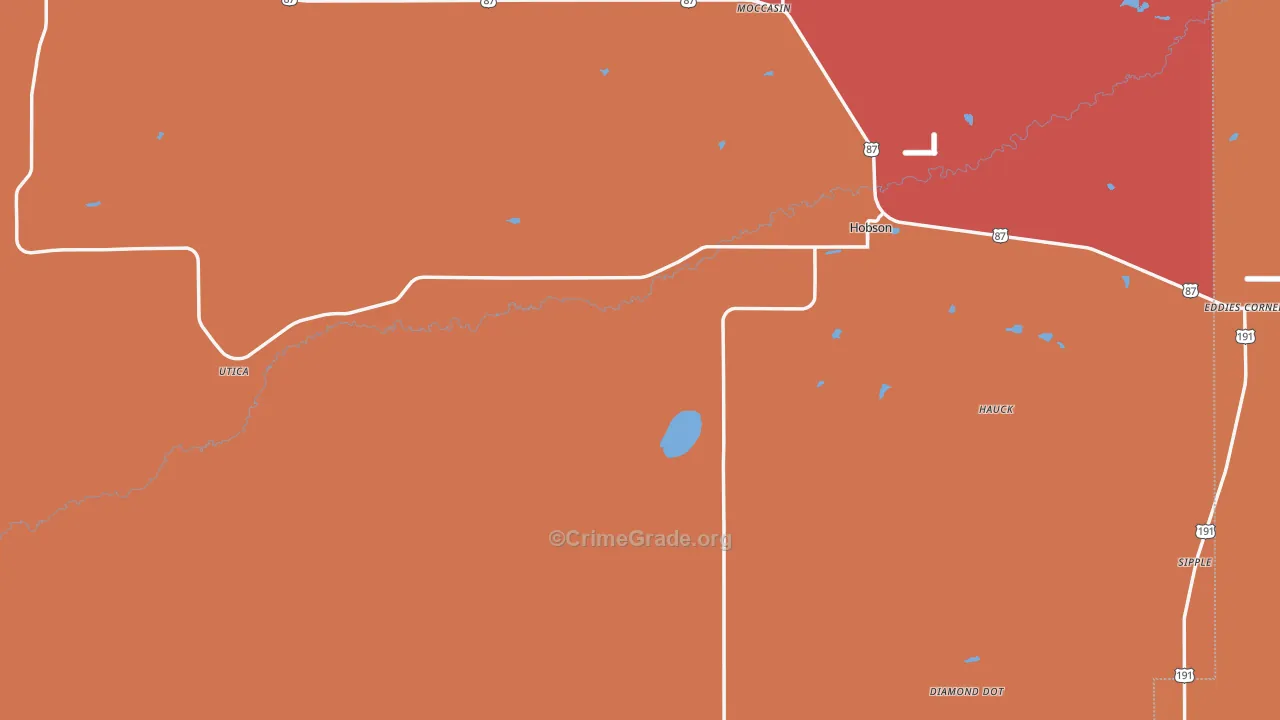 59452, MT Map of Drug-Related Crime Rates