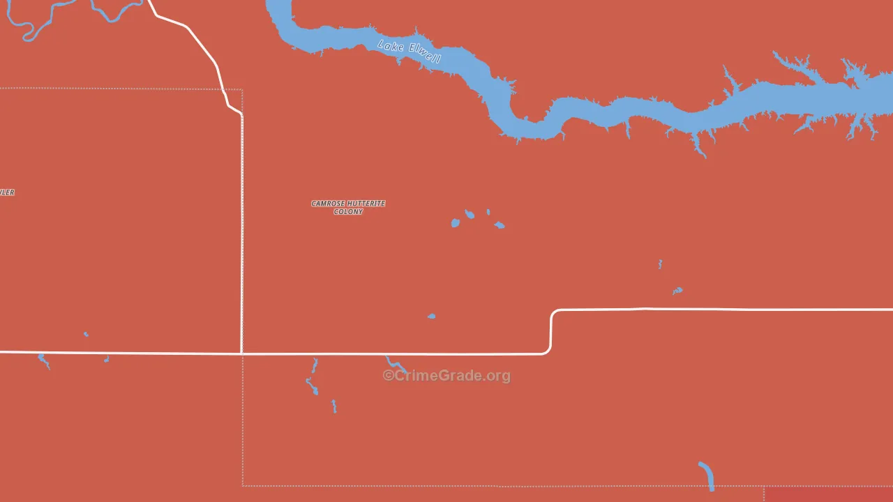 59456, MT Map of Drug-Related Crime Rates