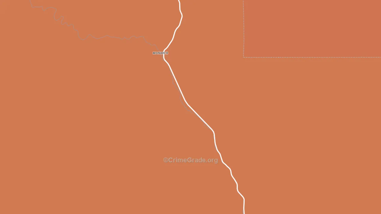 59463, MT Map of Drug-Related Crime Rates