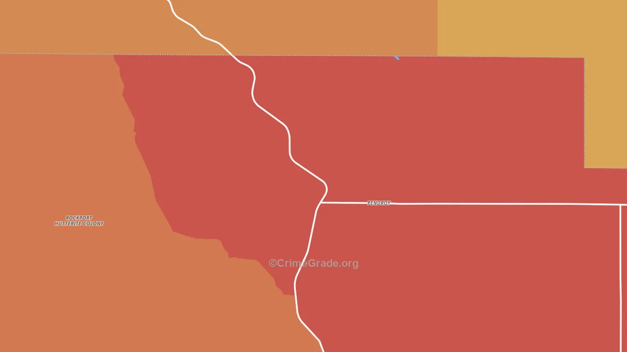 59467, MT Map of Drug-Related Crime Rates