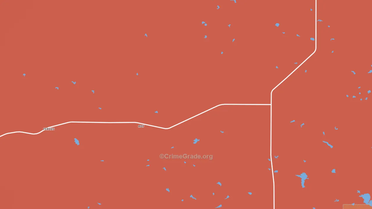59471, MT Map of Drug-Related Crime Rates
