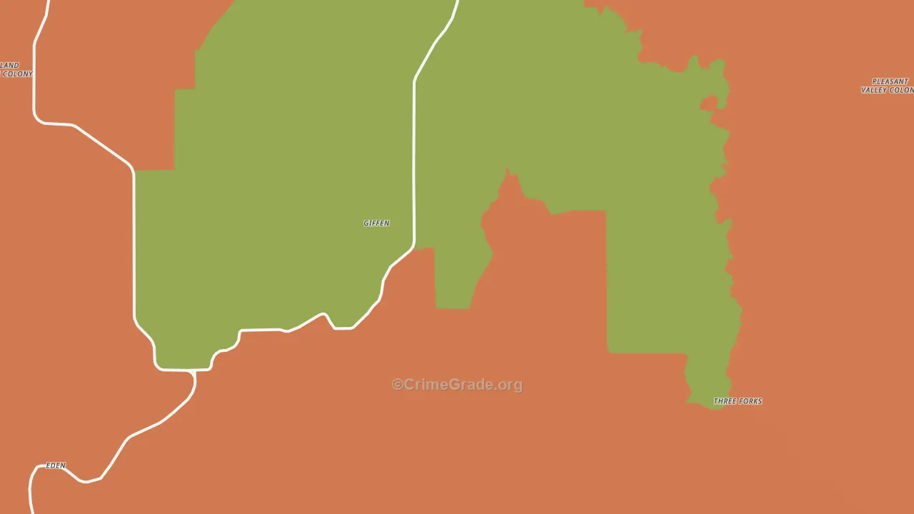 59480, MT Map of Drug-Related Crime Rates