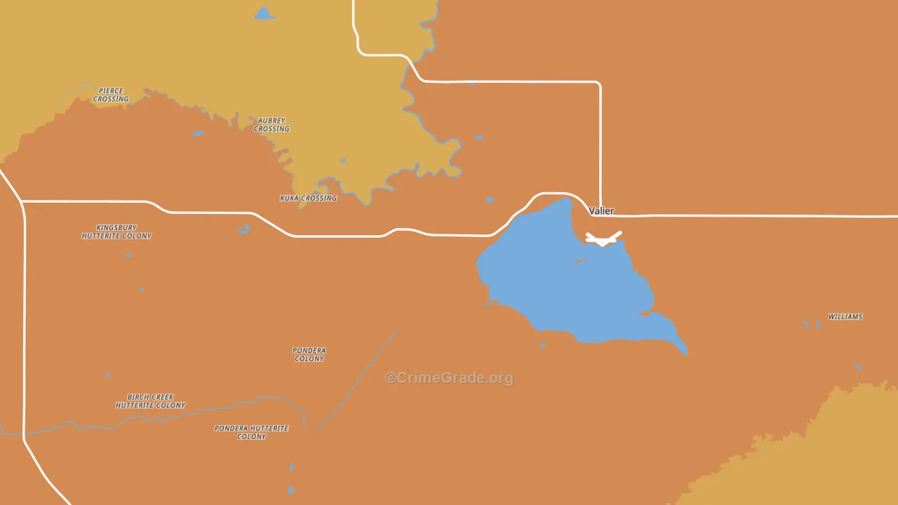 59486, MT Map of Drug-Related Crime Rates