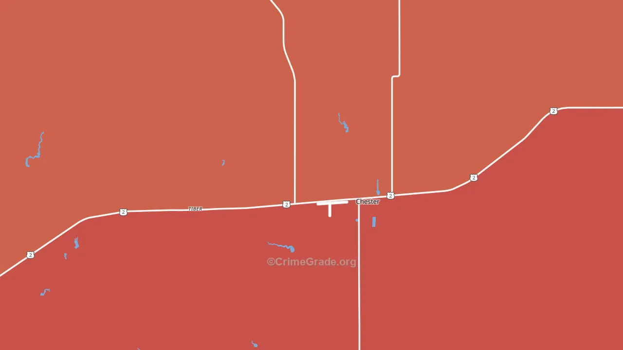 59522, MT Map of Drug-Related Crime Rates