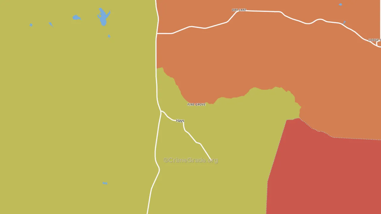59527, MT Map of Drug-Related Crime Rates
