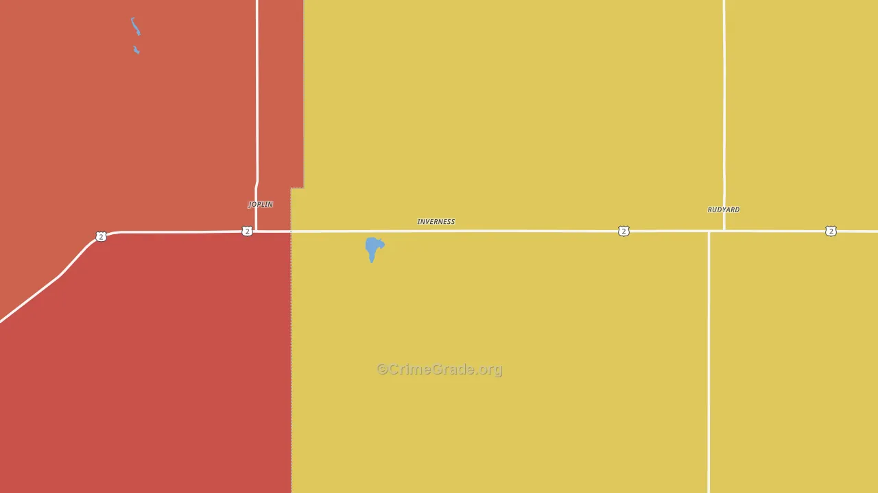 59530, MT Map of Drug-Related Crime Rates