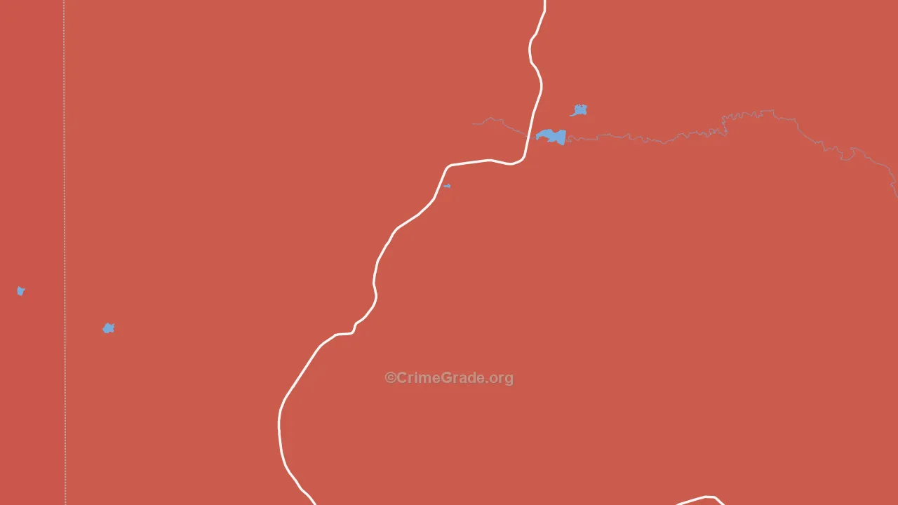 59535, MT Map of Drug-Related Crime Rates