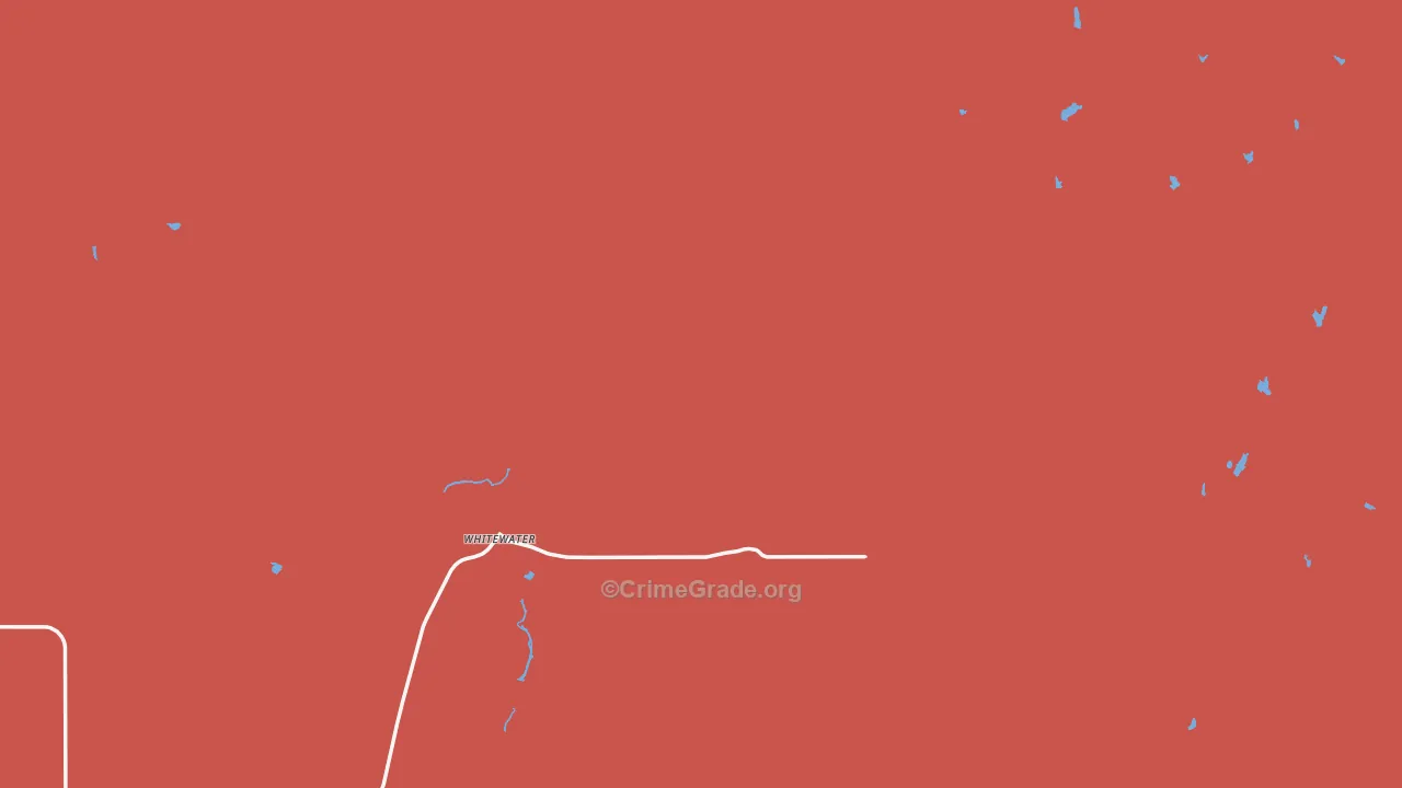 59544, MT Map of Drug-Related Crime Rates
