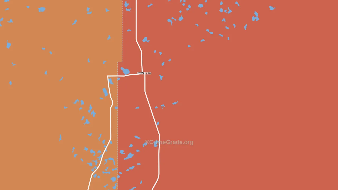 59545, MT Map of Drug-Related Crime Rates