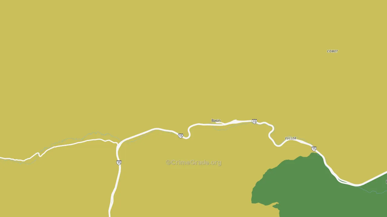 59631, MT Map of Drug-Related Crime Rates