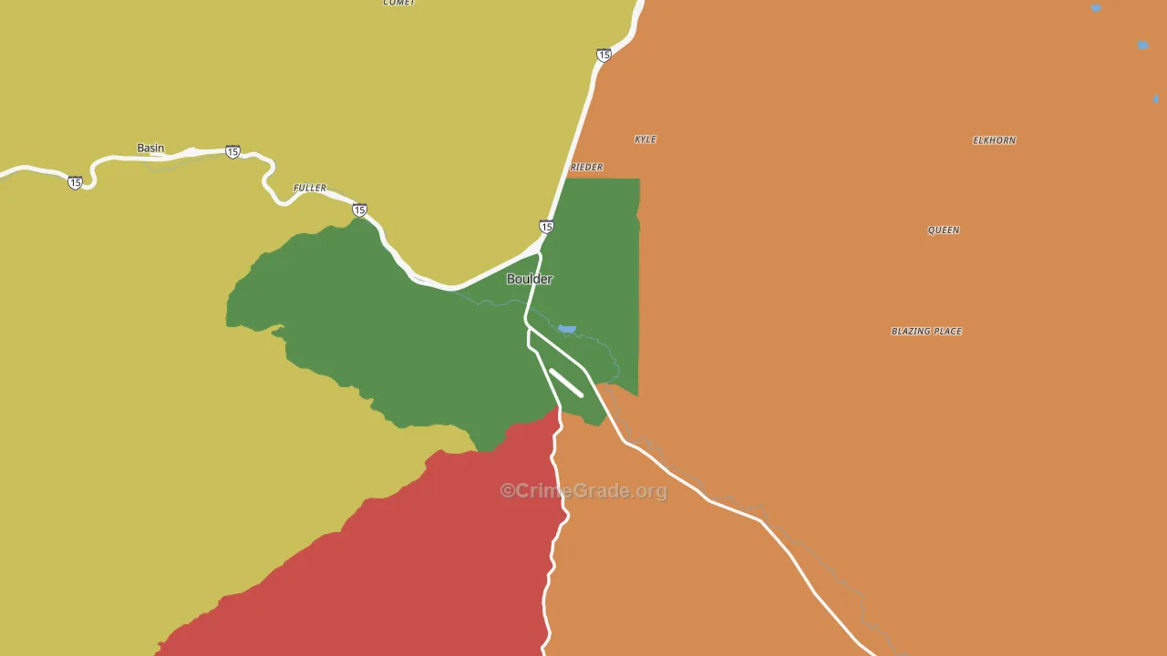 59632, MT Map of Drug-Related Crime Rates