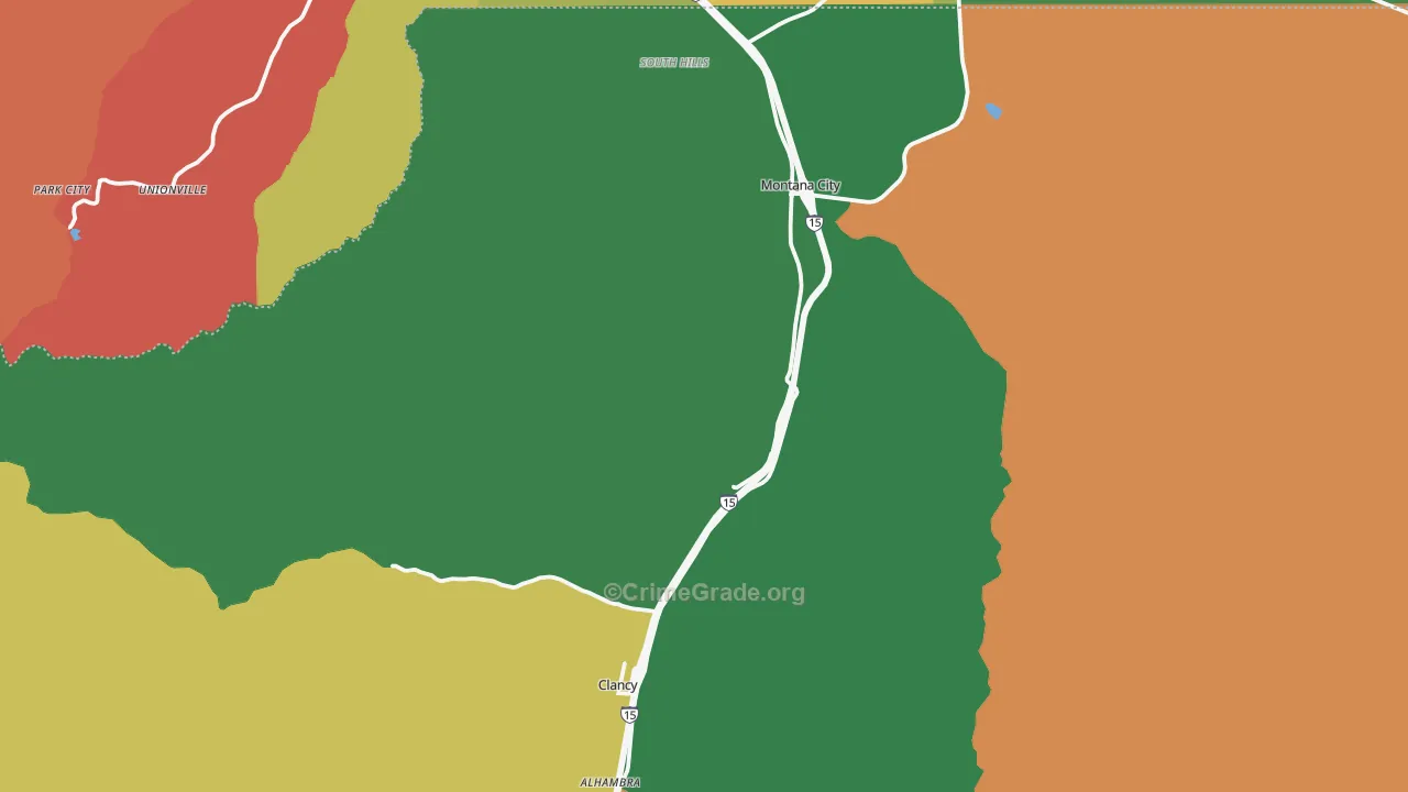 59634, MT Map of Drug-Related Crime Rates