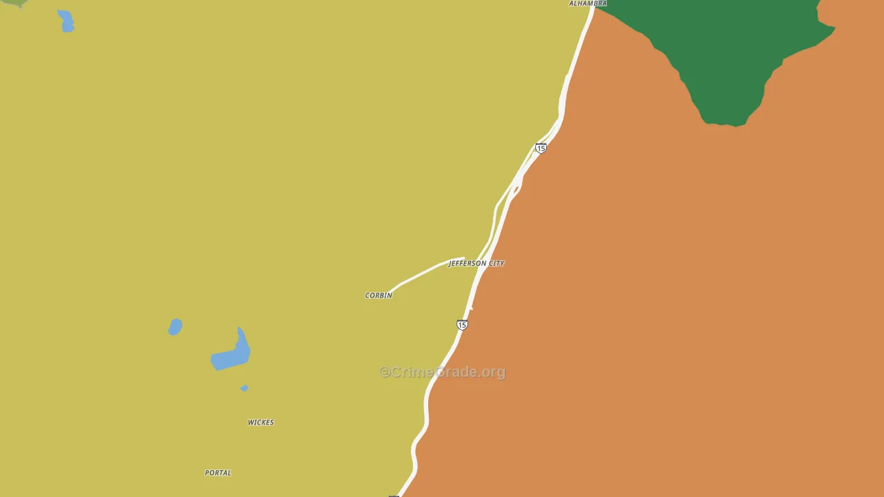 59638, MT Map of Drug-Related Crime Rates