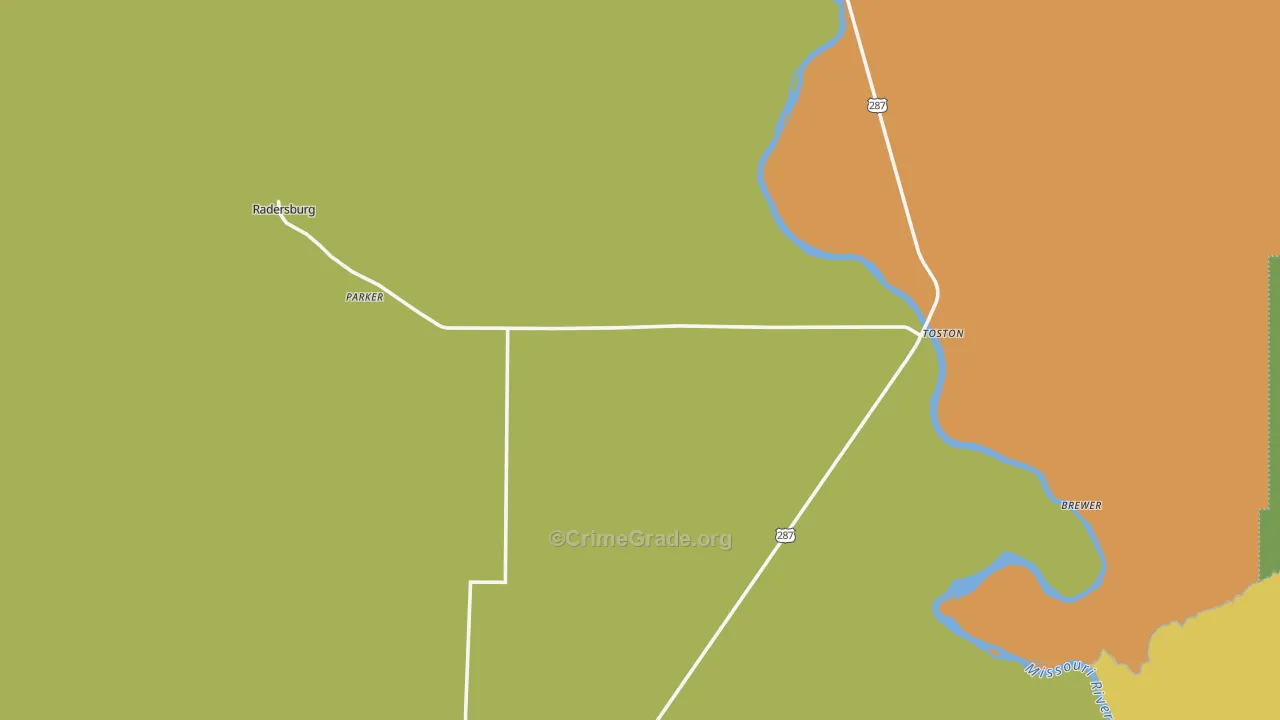 59643, MT Map of Drug-Related Crime Rates