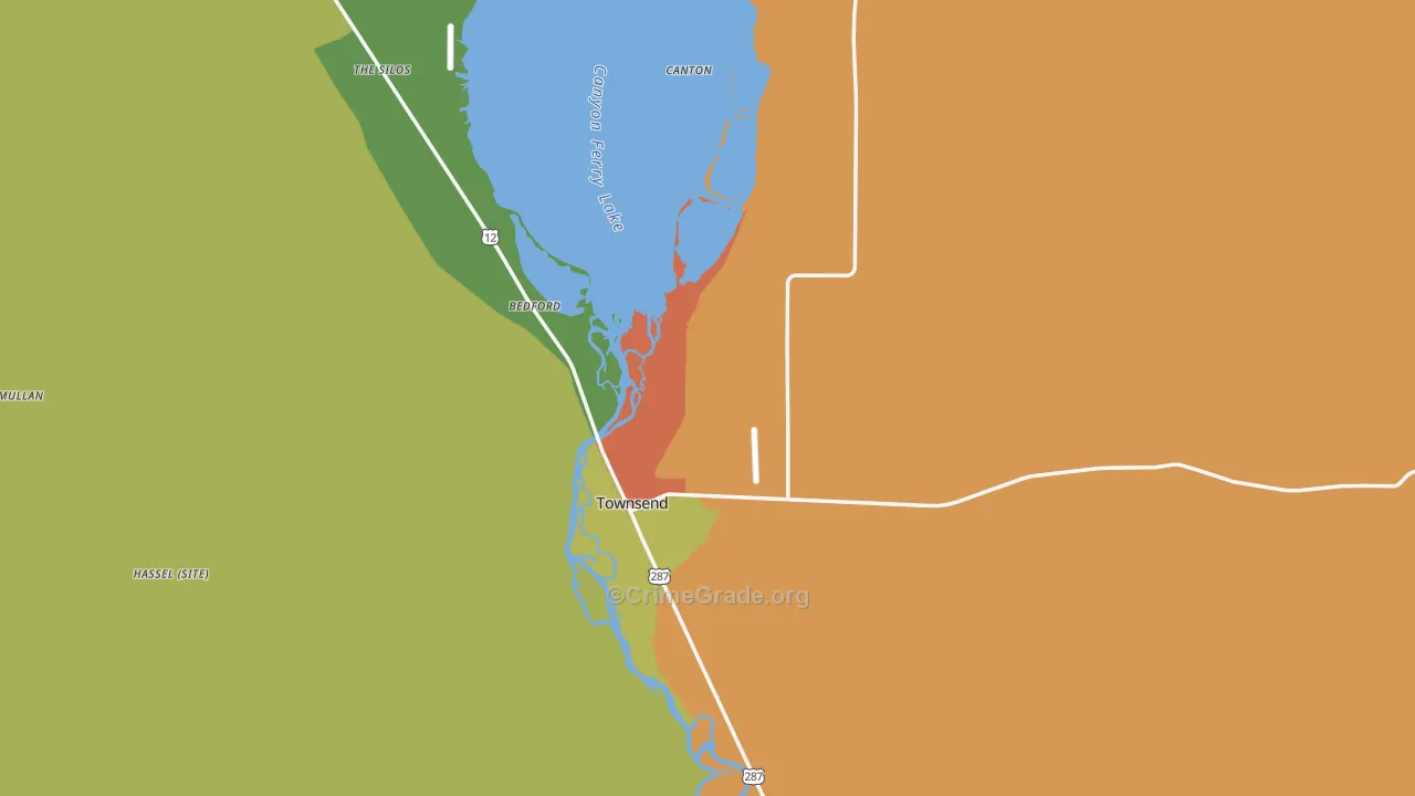 59644, MT Map of Drug-Related Crime Rates