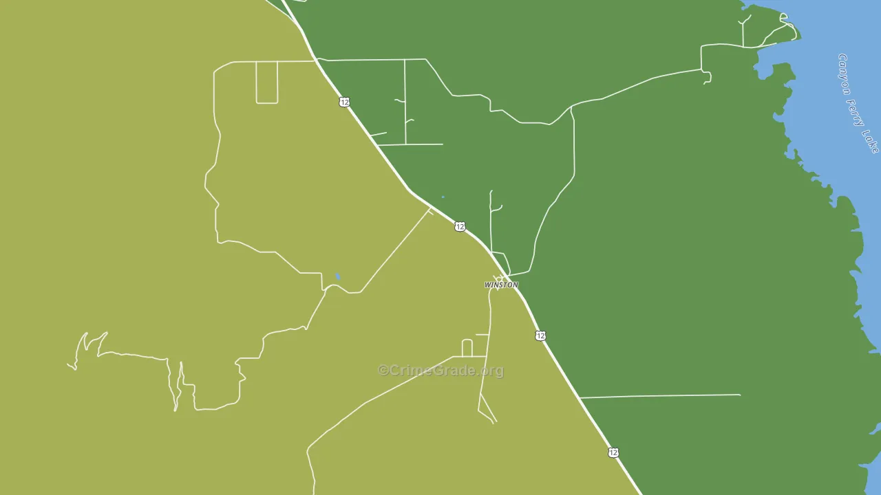 59647, MT Map of Drug-Related Crime Rates
