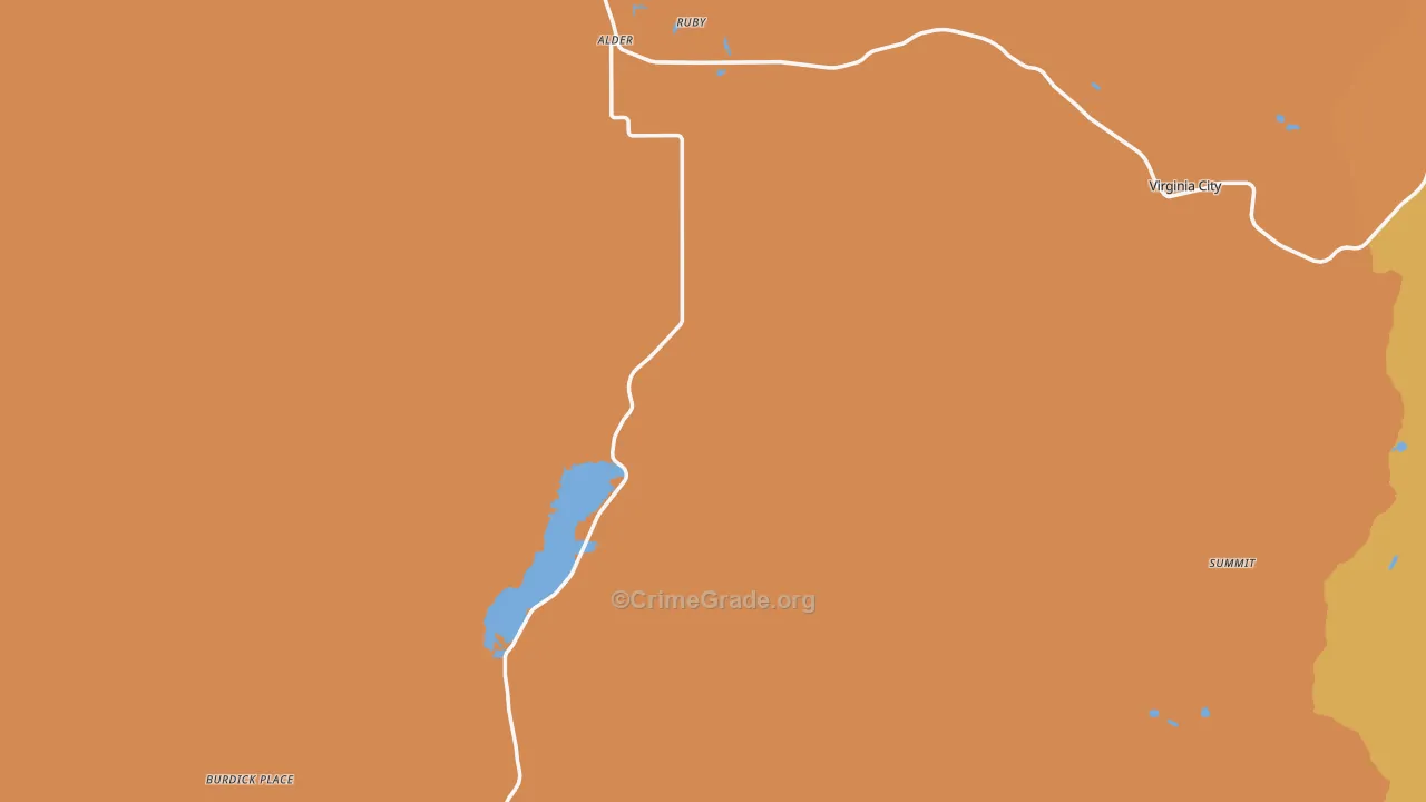 59710, MT Map of Drug-Related Crime Rates