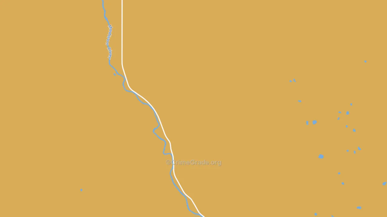 59720, MT Map of Drug-Related Crime Rates