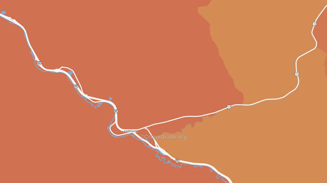 59731, MT Map of Drug-Related Crime Rates