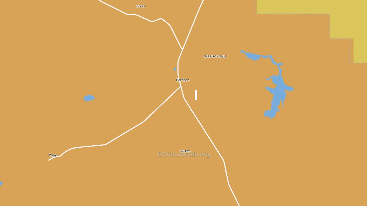 59735, MT Map of Drug-Related Crime Rates