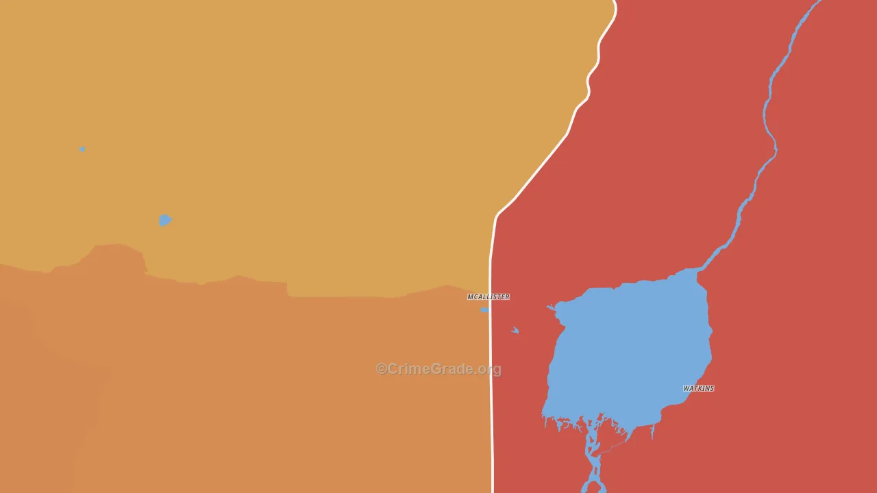 59740, MT Map of Drug-Related Crime Rates