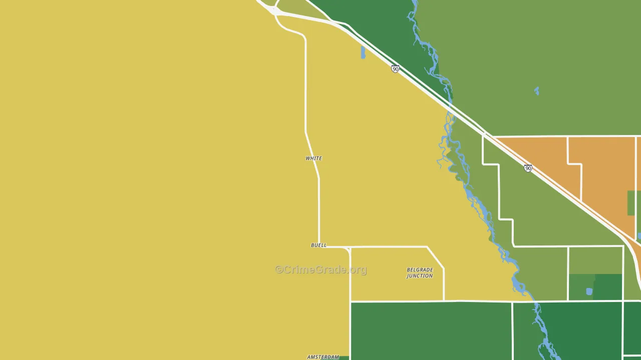 59741, MT Map of Drug-Related Crime Rates