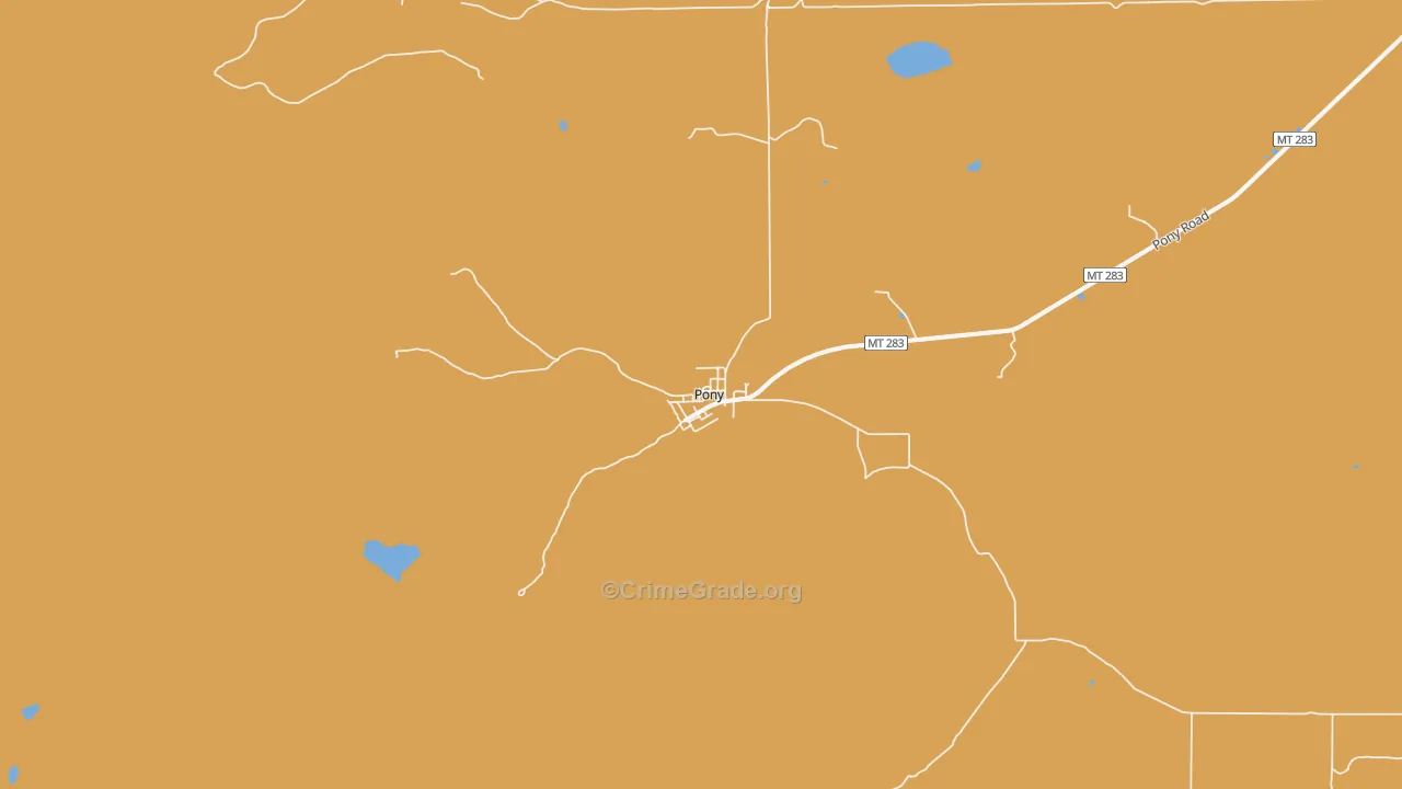 59747, MT Map of Drug-Related Crime Rates