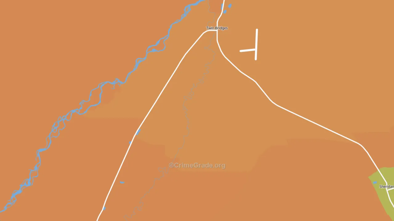 59754, MT Map of Drug-Related Crime Rates