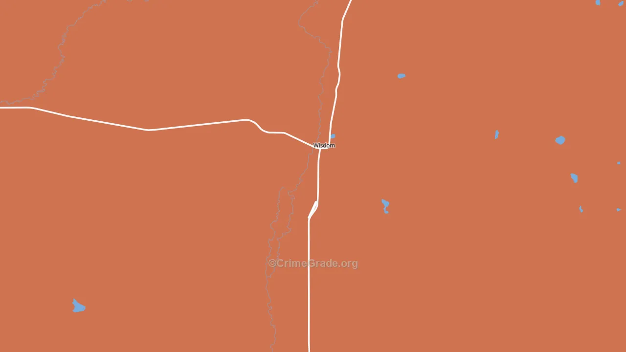 59761, MT Map of Drug-Related Crime Rates