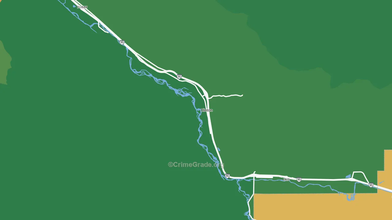 59825, MT Map of Drug-Related Crime Rates