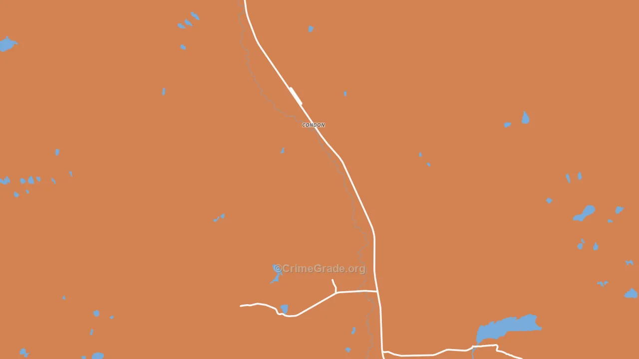 59826, MT Map of Drug-Related Crime Rates