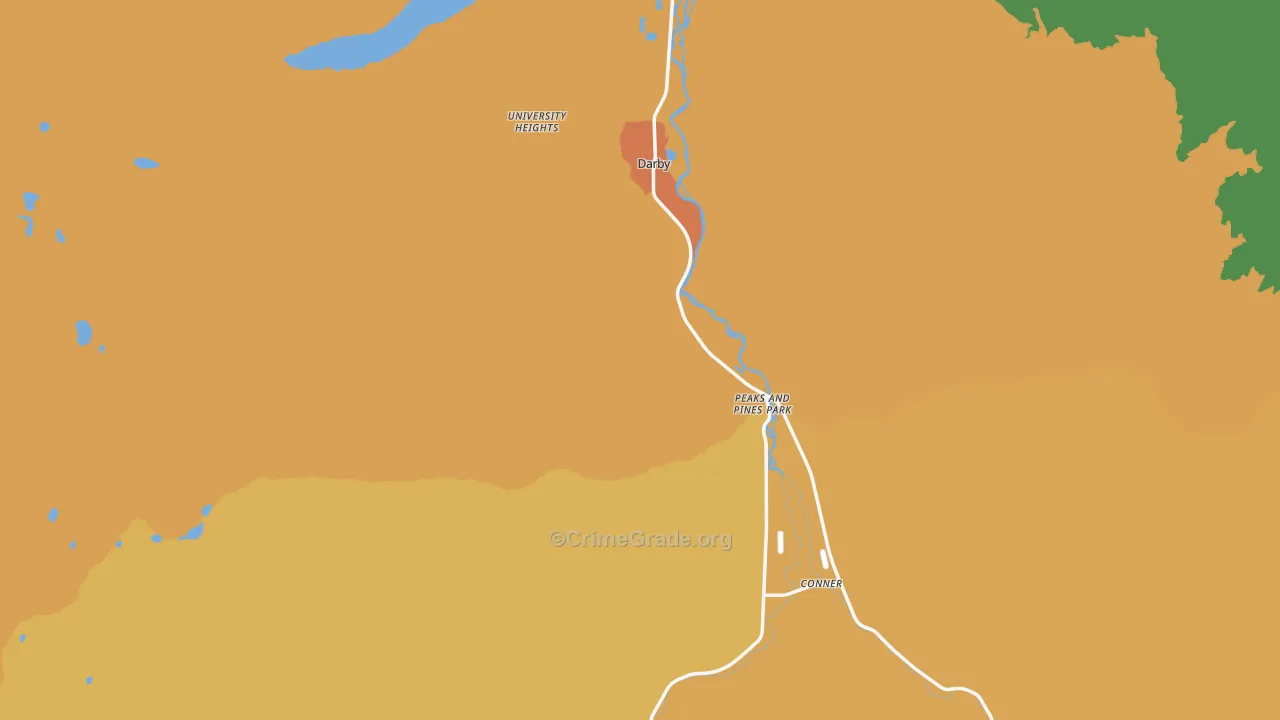 59829, MT Map of Drug-Related Crime Rates