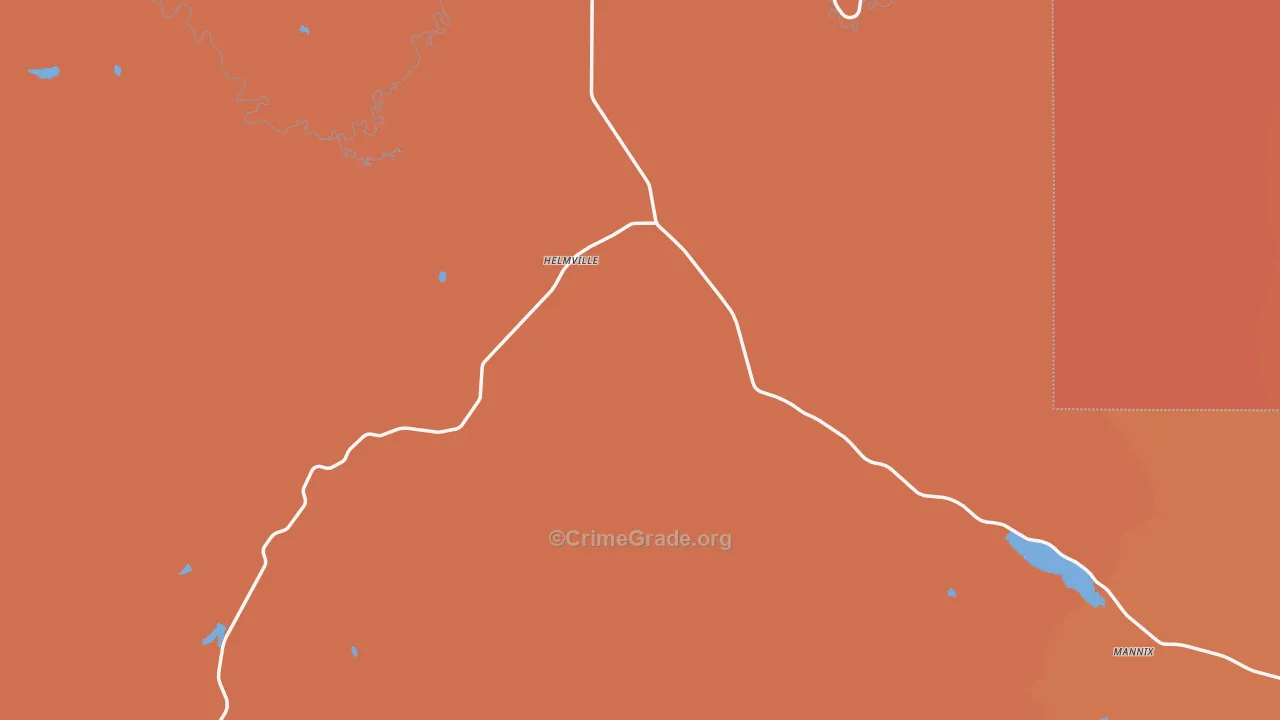 59843, MT Map of Drug-Related Crime Rates