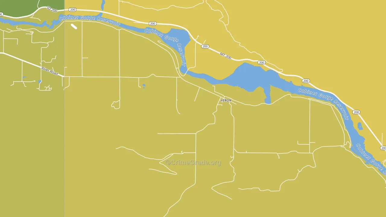 59844, MT Map of Drug-Related Crime Rates
