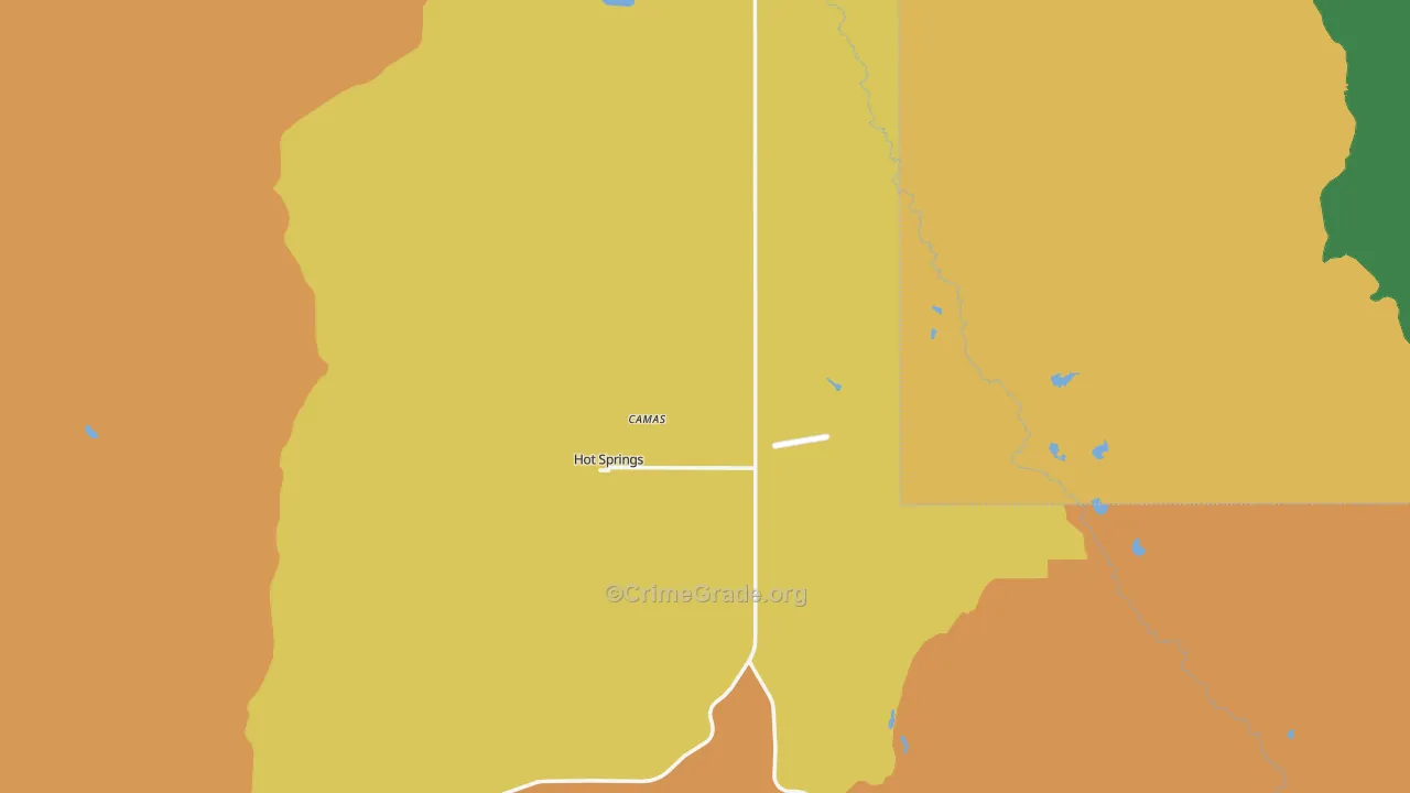 59845, MT Map of Drug-Related Crime Rates