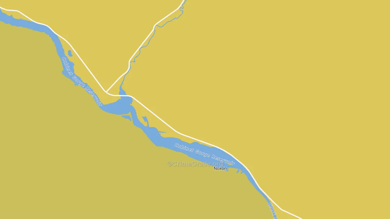59853, MT Map of Drug-Related Crime Rates